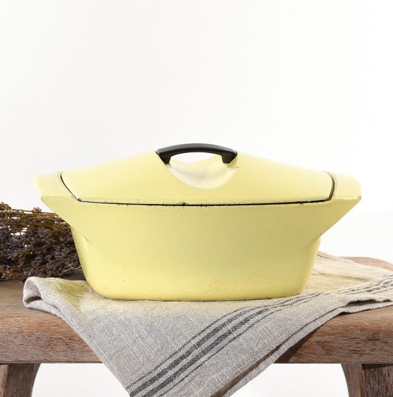 Vintage Le Creuset La Coquelle Dutch Oven by Raymond Loewy