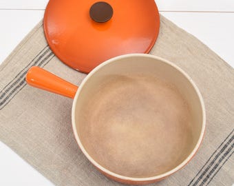 LE CREUSET COUSANCES Chaudron Rare / Bean Pot Le Creuset Vintage EUR