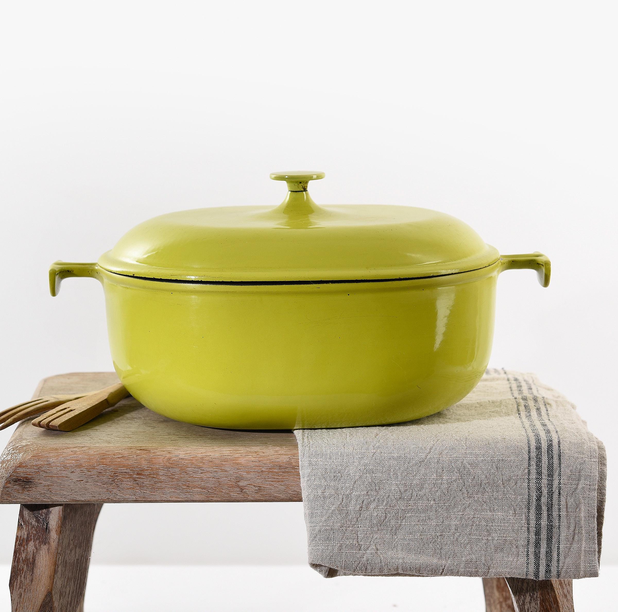 Vintage Le Creuset La Mama Green Dutch Oven– Enzo Mari Design