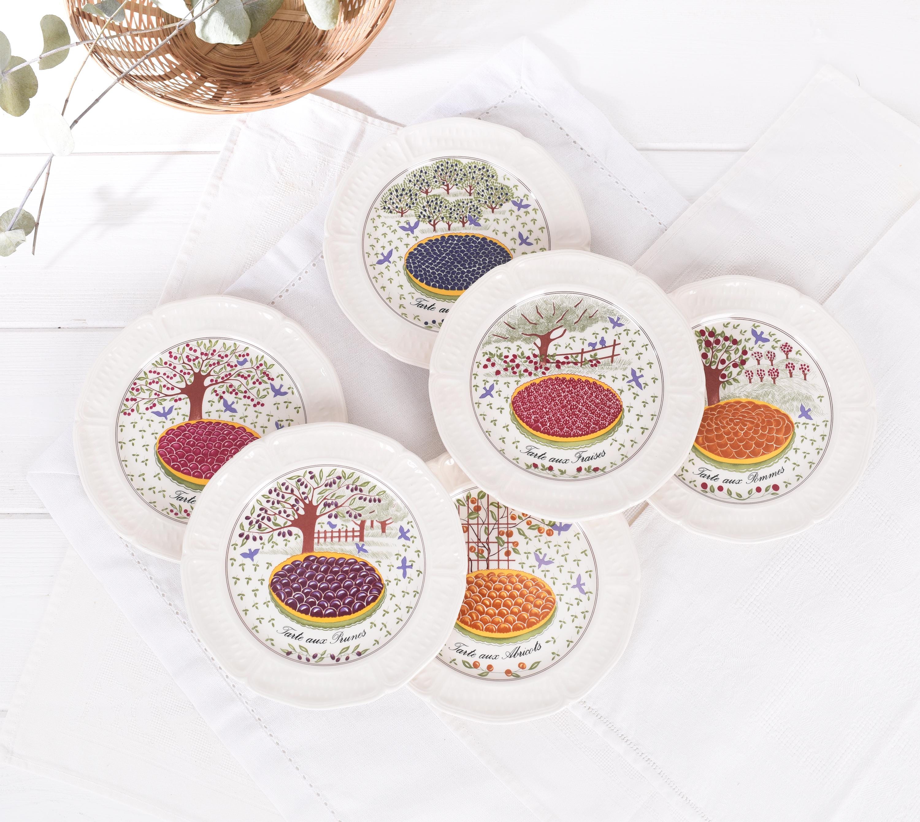 6 Gien Porcelain 