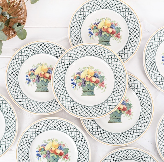 Villeroy & Boch バスケット ディナープレートセット ヴィンテージ ビレロイ＆ボッホ バスケットディナープレート