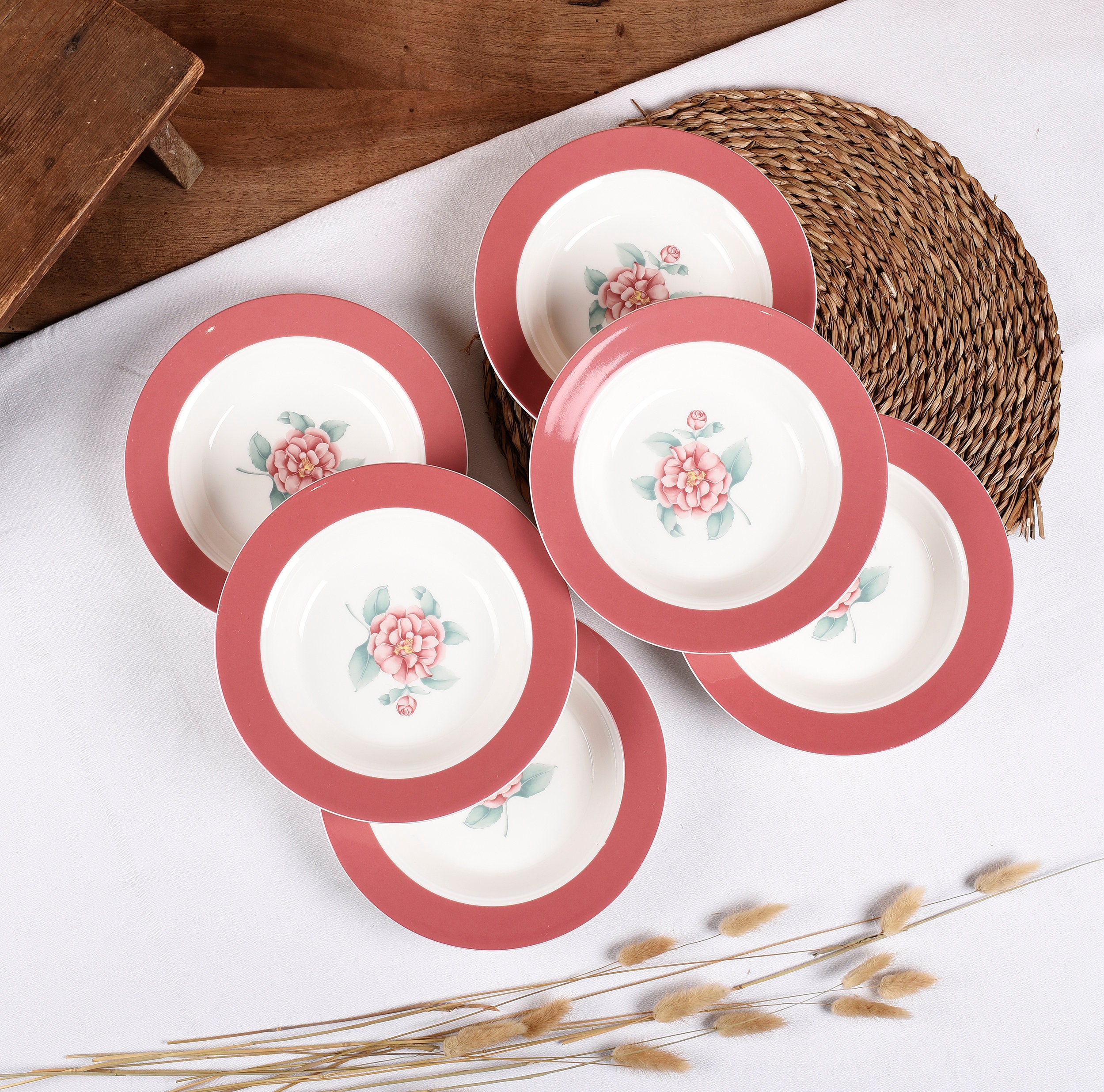 Villeroy & Boch Amapolo 花柄 ボウル 6枚セット