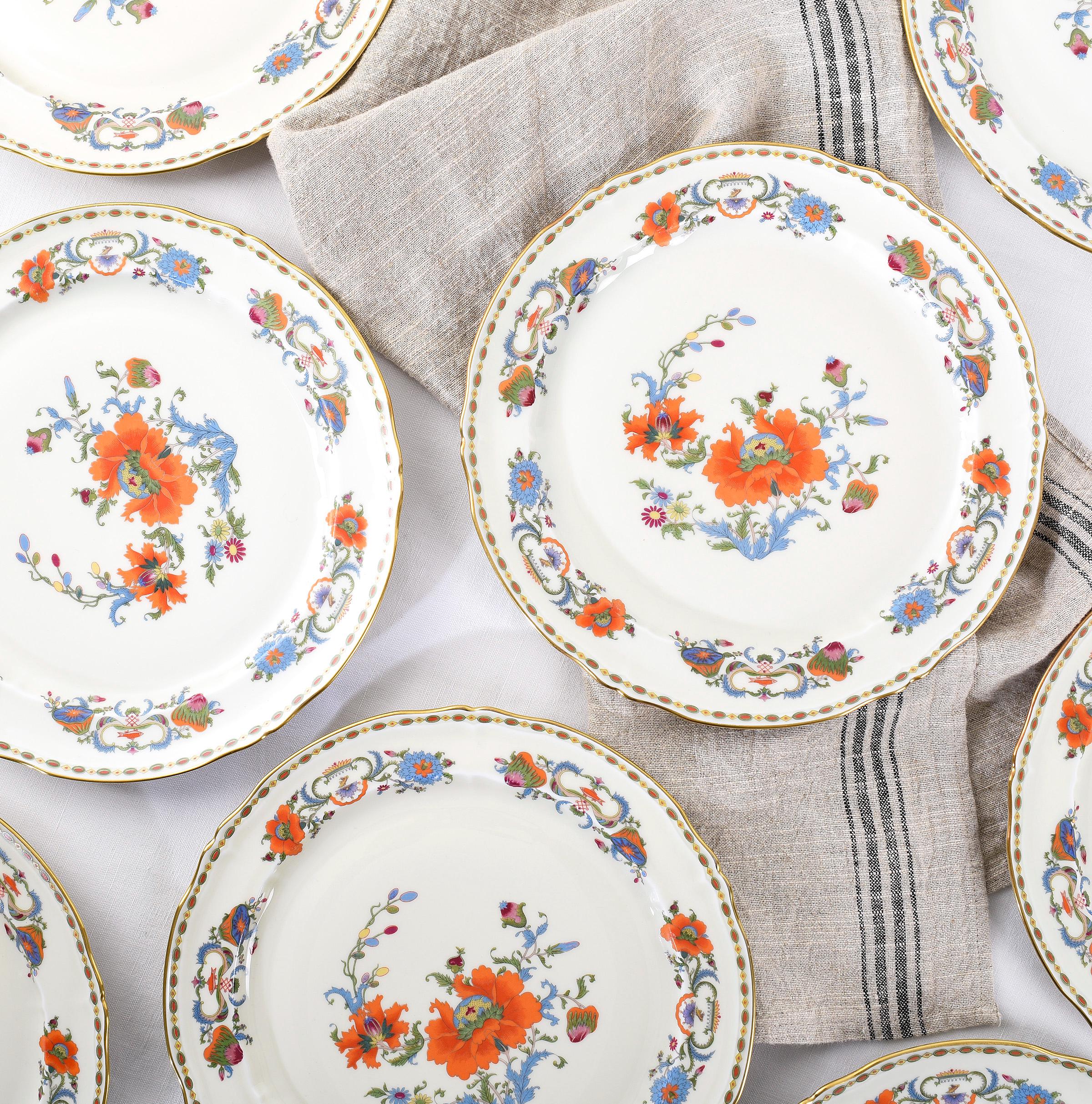 Exceptional Raynaud Limoges Dinner Plate. Antique Raynaud Vieux