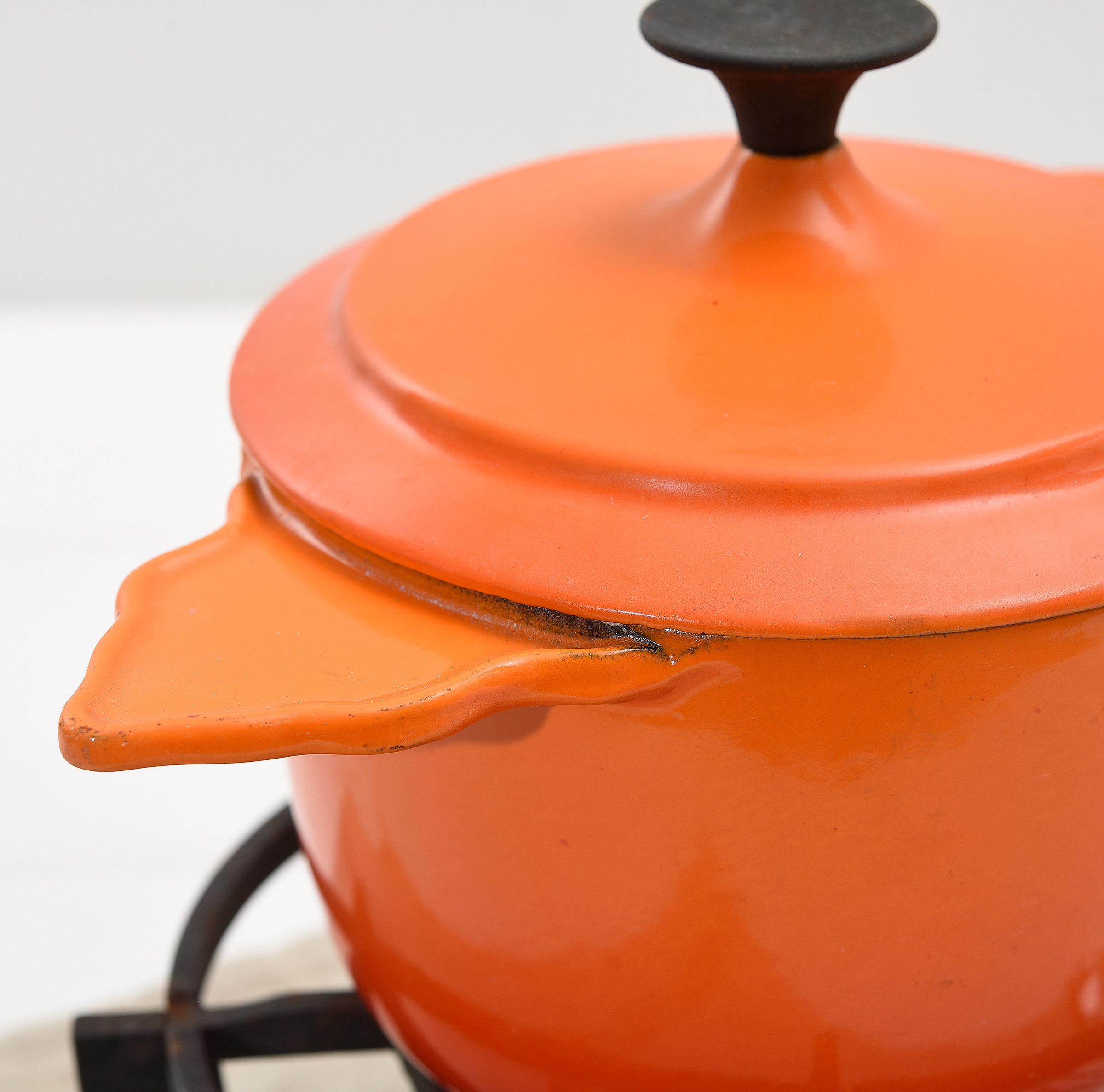 COCOTTE FONTE FOURCHETTES estampillé COUSANCES état neuf Doufeu Creuset