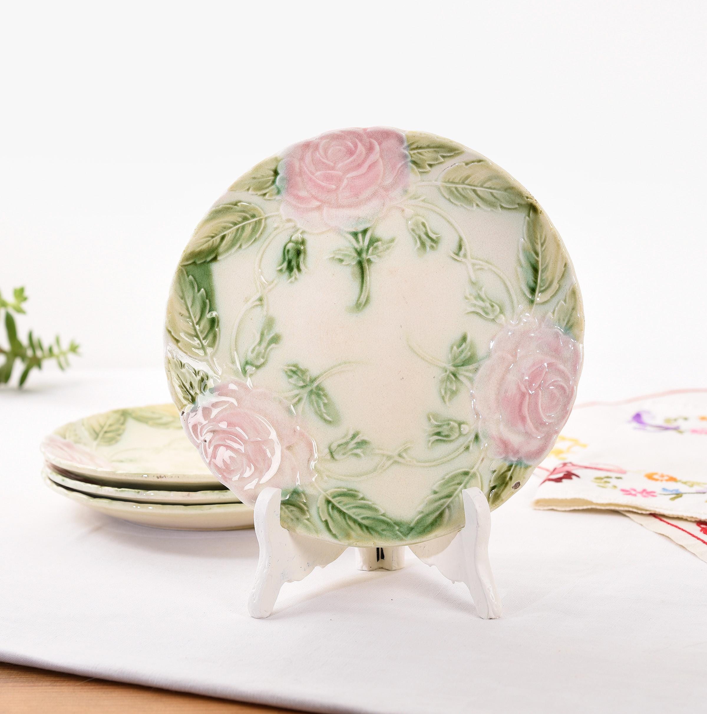 Collection pink vintage plates - Etsy 日本