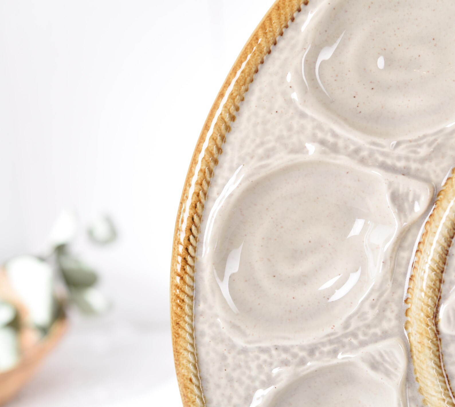 St Clement France Large Oyster Plate