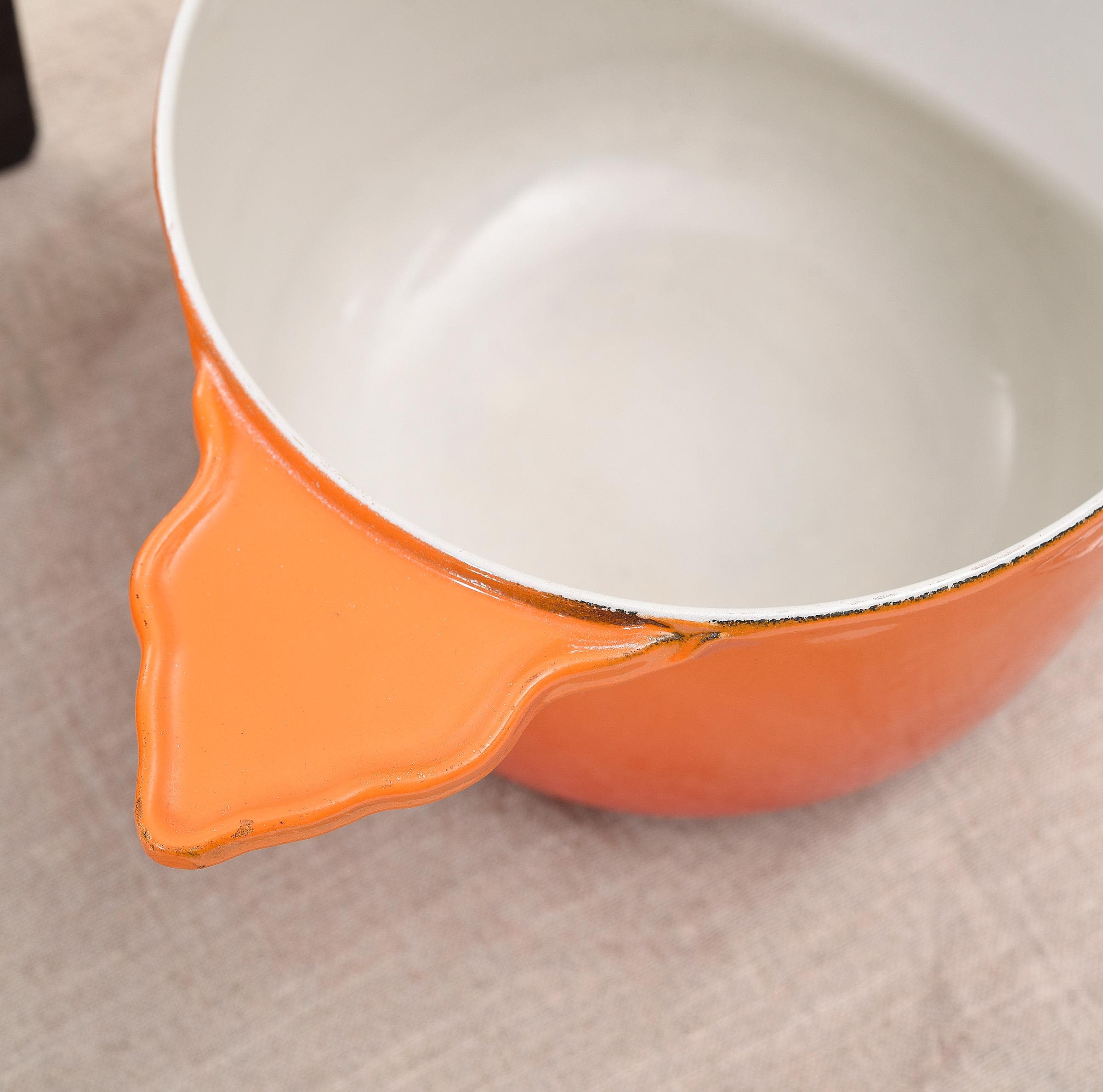 Vintage Cousances Fondue Set – Enamel Cast Iron Fondue Pot With