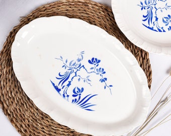 ディゴワンのプレート。フランスのアンティークプレート2枚セット