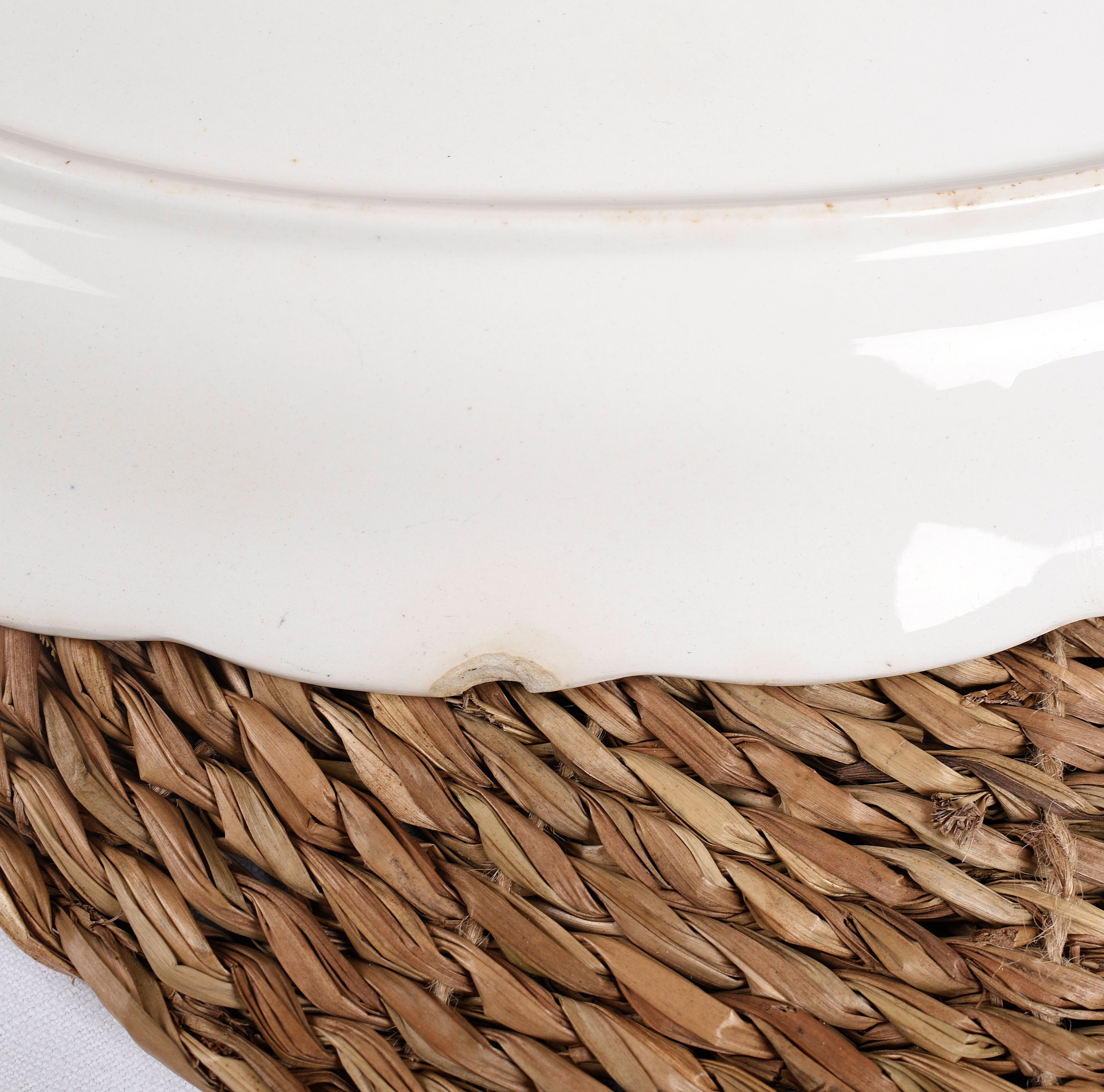 ディゴワンのプレート。フランスのアンティークプレート2枚セット