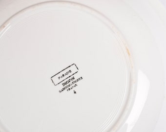 ディゴワンのプレート。フランスのアンティークプレート2枚セット