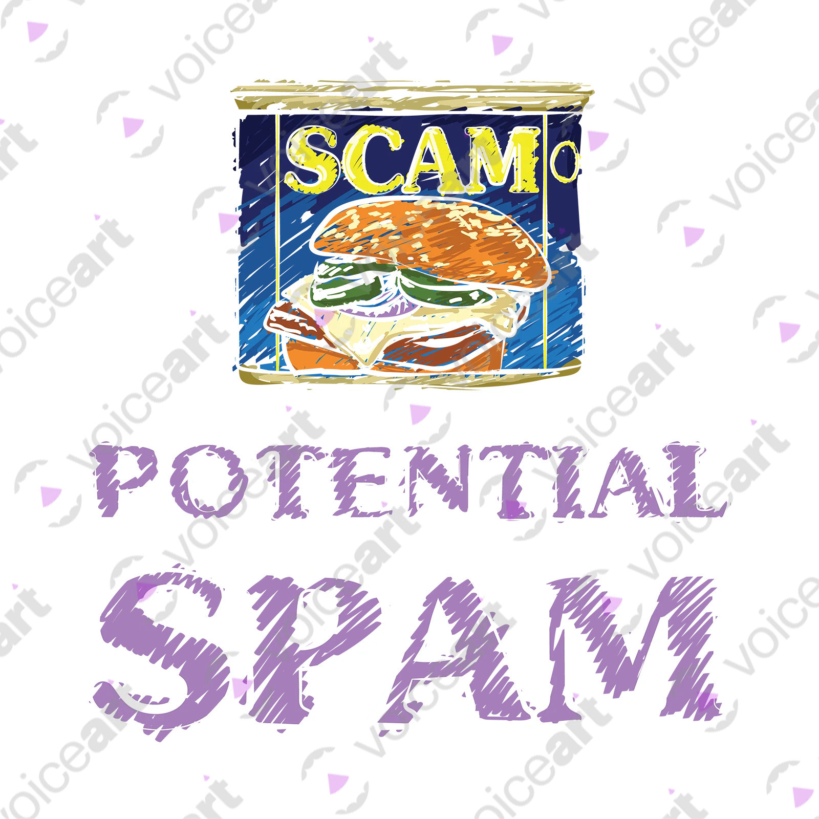 Can of Spam T Shirt, Spam T Shirt, Wordplay T Shirt, Play on Words