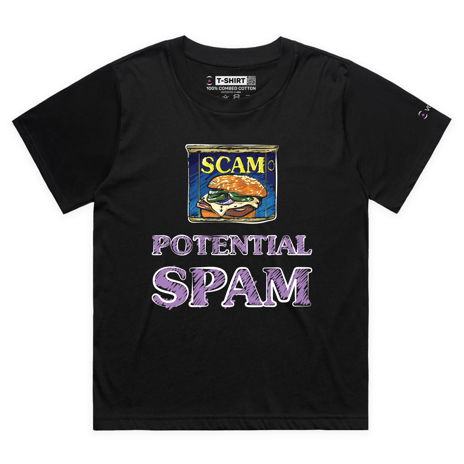 Can of Spam T Shirt, Spam T Shirt, Wordplay T Shirt, Play on Words