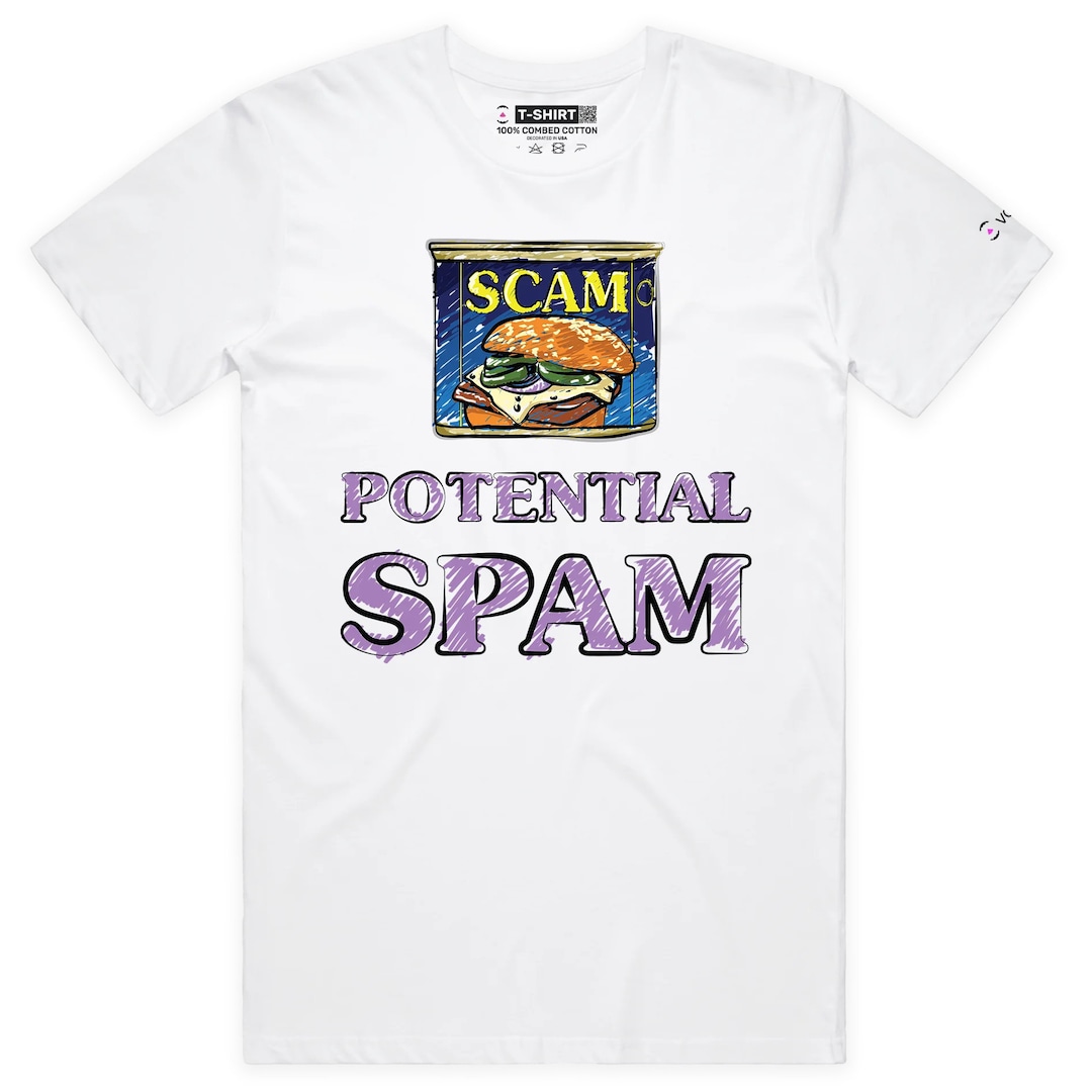 Can of Spam T Shirt, Spam T Shirt, Wordplay T Shirt, Play on Words