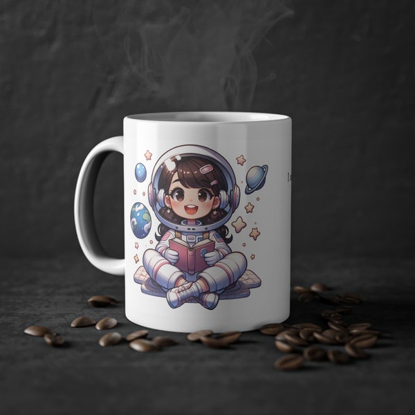 Tasse Kaffeetasse Astronaut Anime Manga lustig Teetasse Weltraum Space Nerd