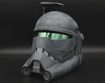 Imperial Crosshair Helmet | 3D Printed DIY Kit High Detail, Pre‑Separated Pieces | Galactic Armory Licensed