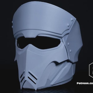 Helldivers II UF-16 Inspector Helmet – 3D Printed DIY Kit – Galactic Armory Licensed