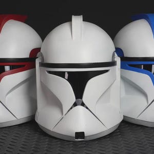 Phase 1 Clone Trooper Helmet | 3D Printed DIY Kit High Detail, Pre‑Separated Pieces | Galactic Armory Licensed