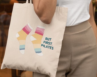 Pilates tåstrumpor bomullsduk tygväska