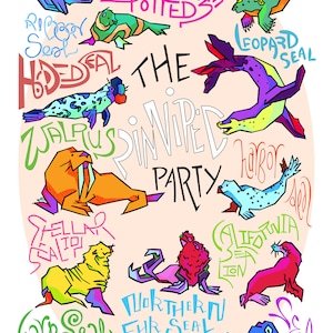 The Pinniped Party Poster