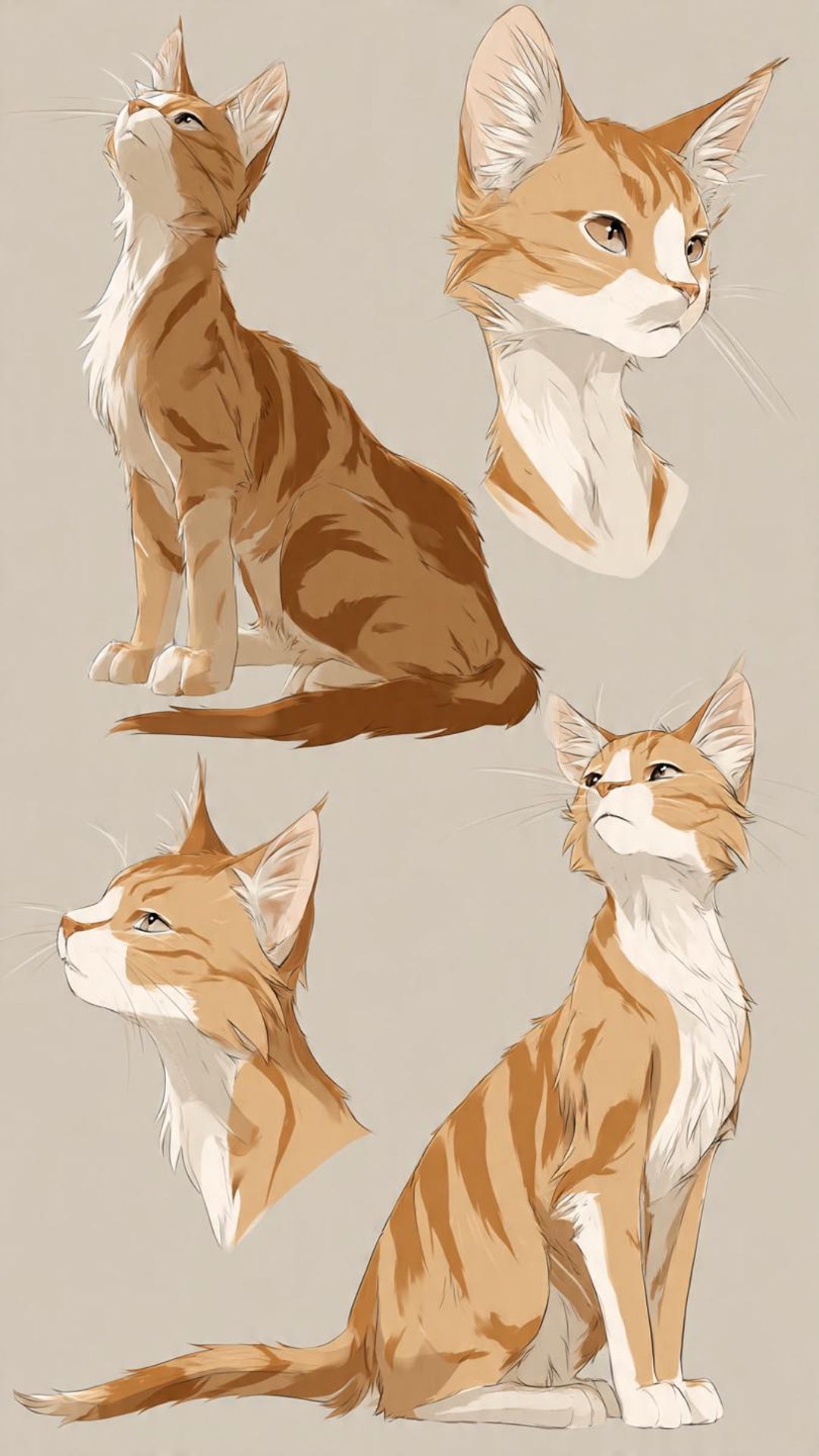 Full Body Cat Adoptables Reference Sheet - Etsy