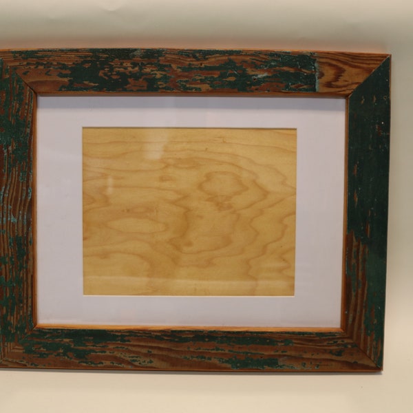 Seattle Slew - Cadre photo 11 x 14 en bois de récupération