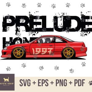 Honda Prelude SVG, T Shirt Designs SVG, Svg Files, Svg for Shirts, Car Svg, Honda Car Fun, Honda Gift, Png, Eps, Silhouette