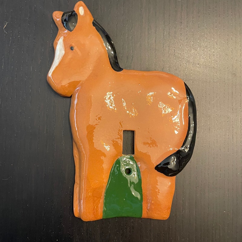 Horse Light Switch Cover - Etsy