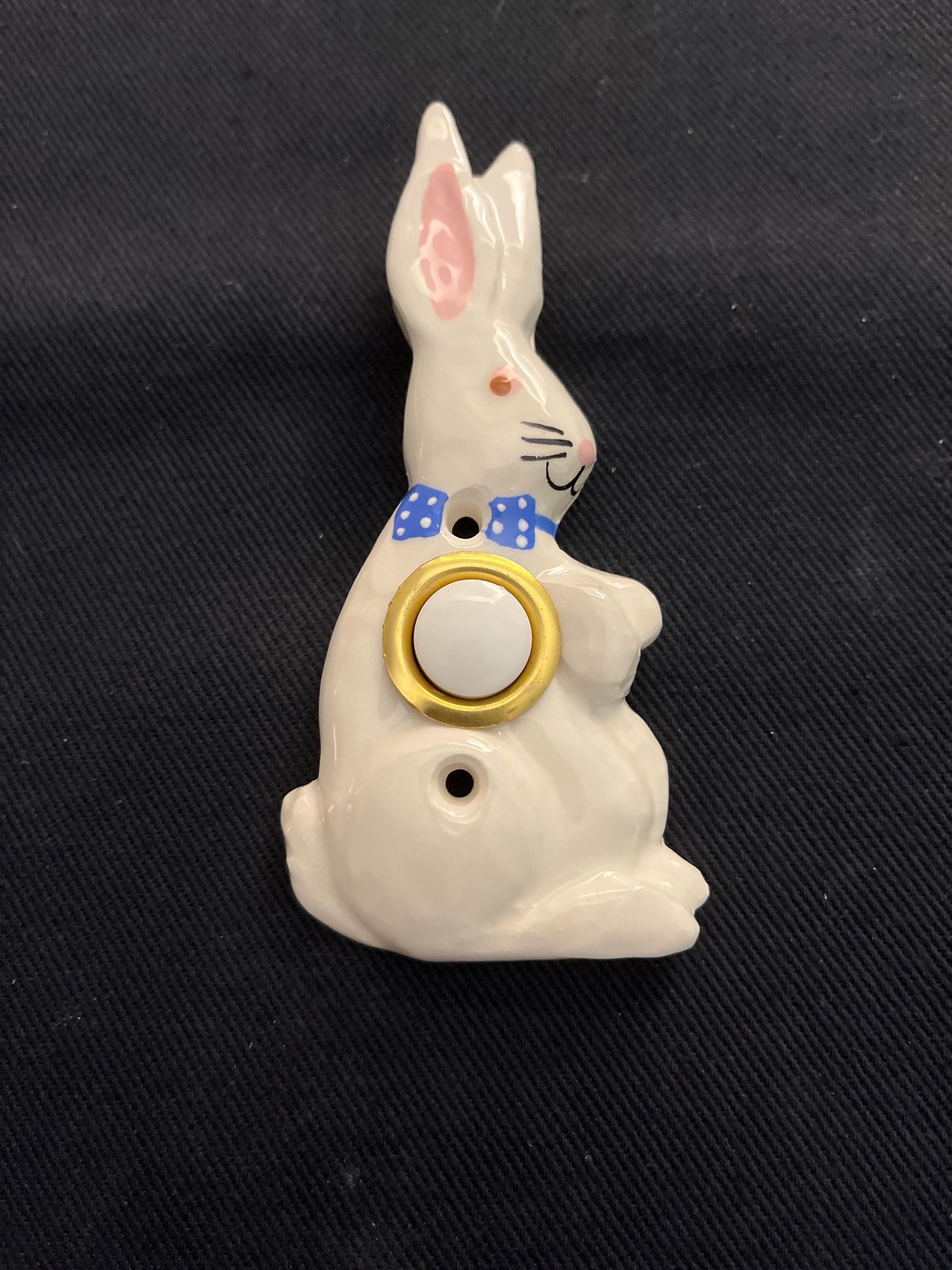 Tobar Rabbit Switch Adapted Bunny Rabbit Handmade Bunny Rabbit Ceramic Light Switch Cover: Kids ...