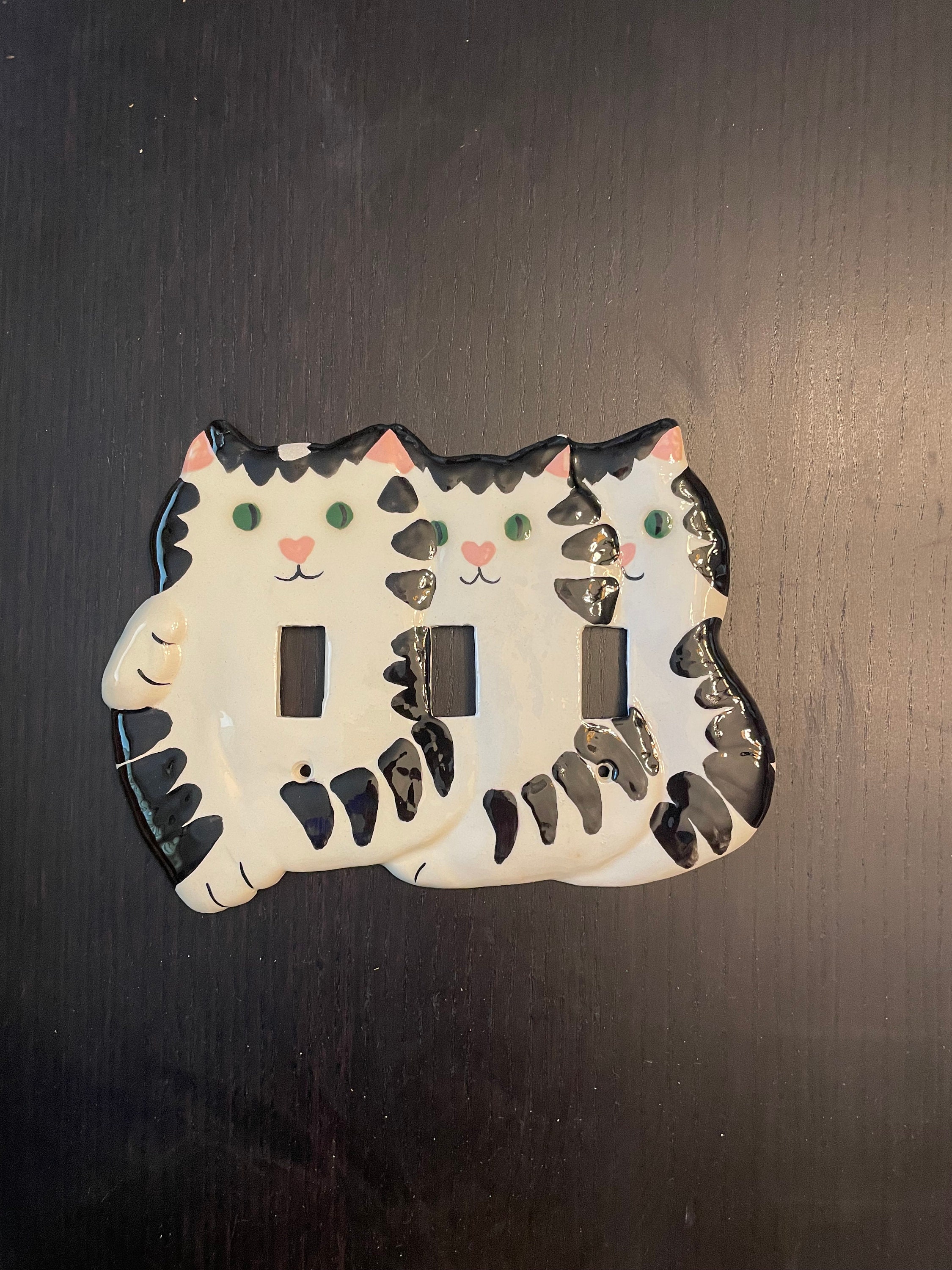 Cat Light Switch Cover Switch Plate Kitty Switchplate 3D Outlet Plug ...
