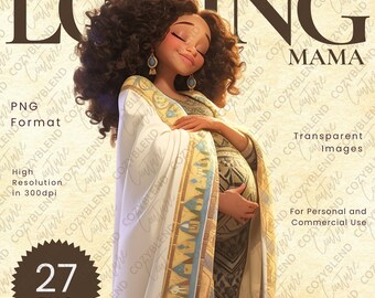 Loving Mama-clipart: hartverwarmende Moederdag, png (digitale download)