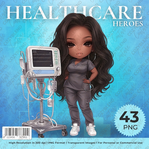 Healthcare Heroes Clipart, Medical Professionals, Health Designs, Nurse clipart, Doctor clipart, Hospital Clipart, Medical Projects