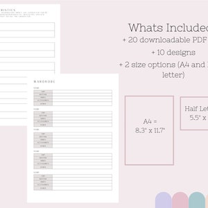 Cosplay Planner Digital Print Event Time Tracking Project Planner ...