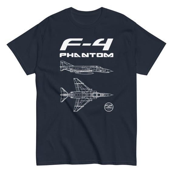 F-4 Phantom Fighter Jet T-shirt: Sleek Aircraft Design - Etsy Canada