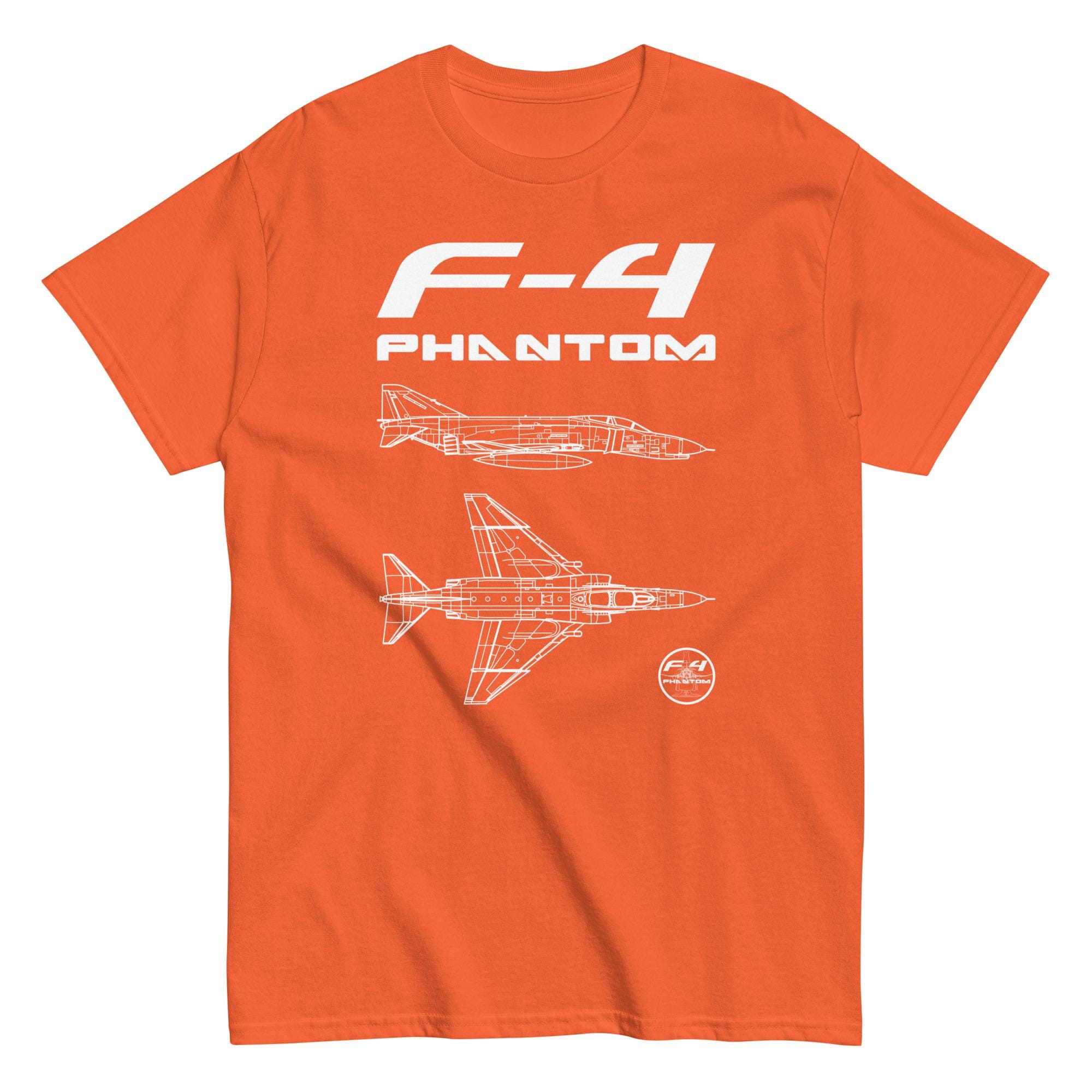 F-4 Phantom Fighter Jet T-shirt: Sleek Aircraft Design - Etsy Canada