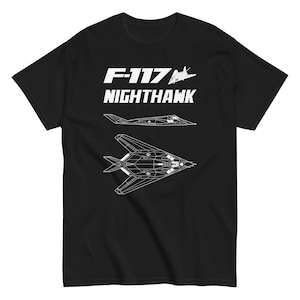 米空軍　F-117A Tシャツ F-117 Nighthawk T-shirt USAF Lockheed Stealth Ground Attack
