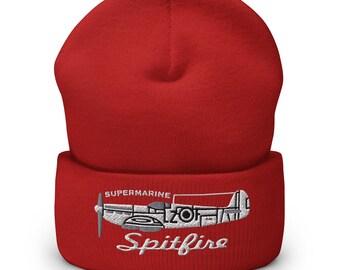 Supermarine Spitfire WW2 Classical British Aircraft Embroidered