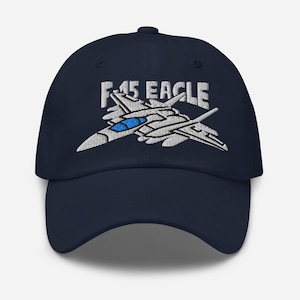 Vintage 90s U.S. Air Force F-15 Eagle Cap Aircraft Captain