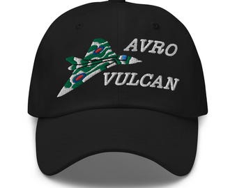 Avro Vulcan Embroidered Hat: RAF Cold War Bomber Cap