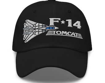 F-14 Tomcat Fighter Jet Embroidered Hat