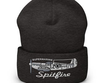 Supermarine Spitfire WW2 Classical British Aircraft Embroidered