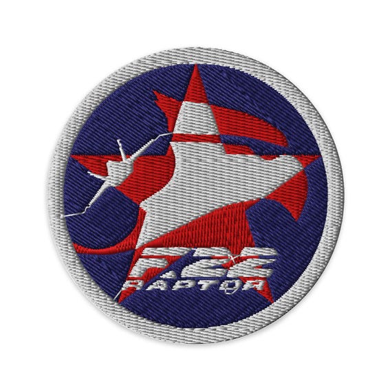 F-22 Raptor Embroidered Patch: 3