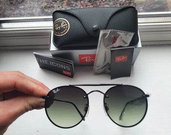 Gafas de sol Ray-Ban RB3614 negro y verde tintado