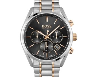 Hugo Boss Mens Champion Silver Watch HB3819