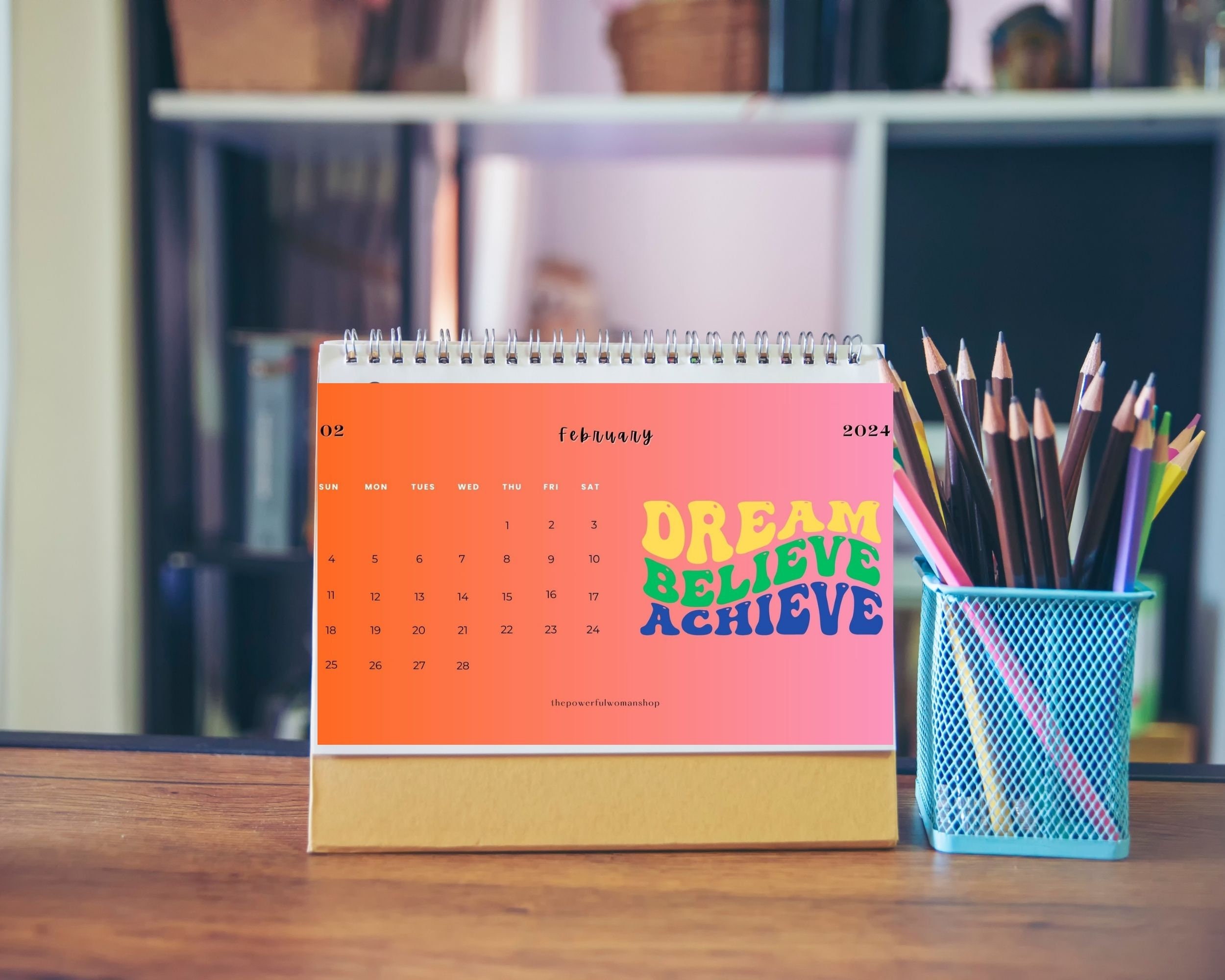 2024 Desk Calendar 2024 Calendar Printable Quotes About Life Monthly