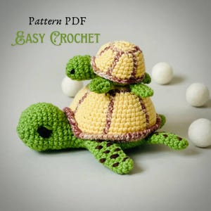 Turtle Crochet Pattern: DIY Amigurumi Toy (PDF)
