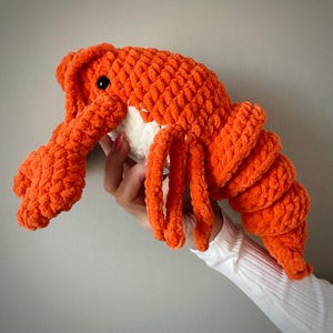 Crawfish Amigurumi Crochet Pattern PDF. Sea Life Crochet Animals Tutorial. DIY Plushi Toy image 14