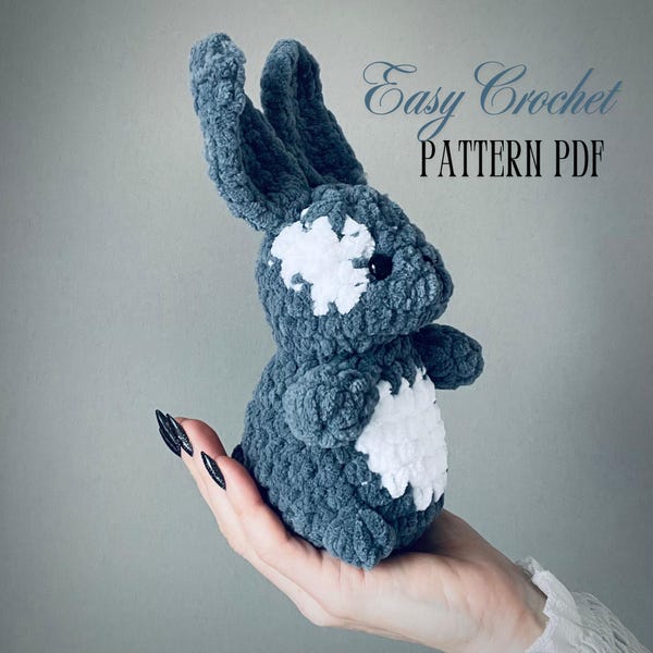 Little Bunny Crochet Pattern PDF. DIY Animals Pattern. Plushie Bunny. Ornaments Easter. Market Crochet Patterns. English Terms
