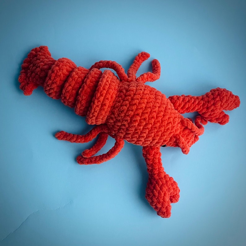Crawfish Amigurumi Crochet Pattern PDF. Sea Life Crochet Animals Tutorial. DIY Plushi Toy image 9