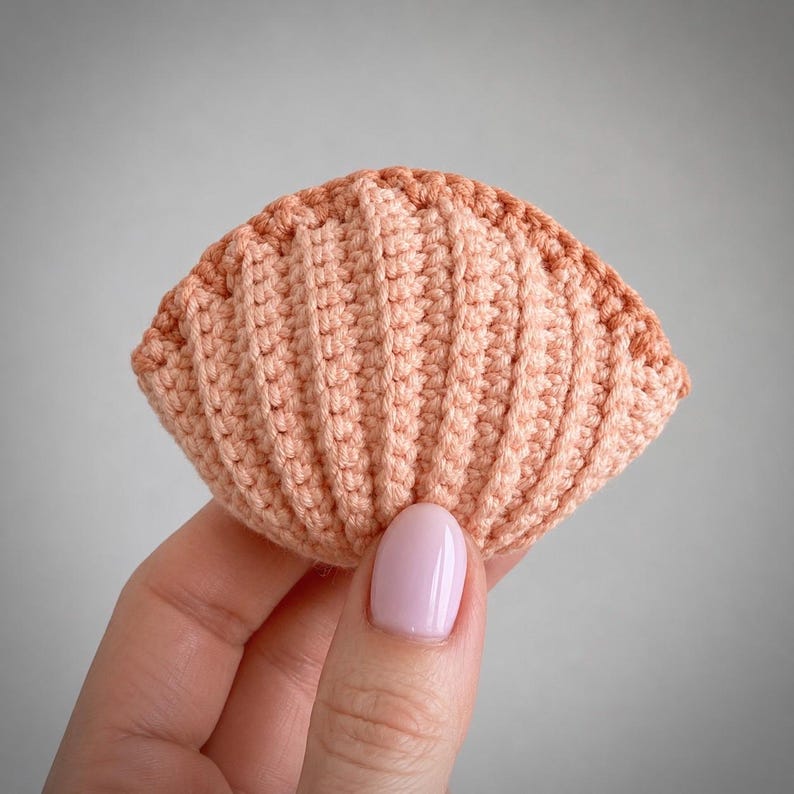 10-i-1-virkmönster för akvarier i PDF-format. 10-i-1-amigurumi med havsdjur. Fisk, mussla, sjöstjärna, snigel, sjögräs bild 13