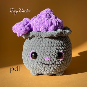 Cauldron Crochet Pattern: Halloween Amigurumi Craft Toy (PDF Download)